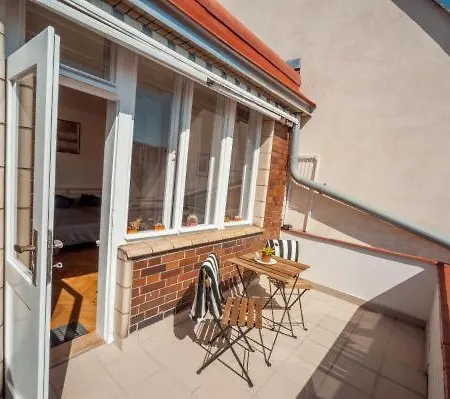 Penthouse With City Terrace Prag